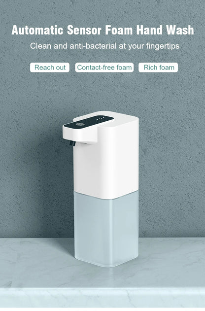 Automatic Touchless Liquid Soap Dispenser – Infrared Sensor, Hands-Free Smart Foam Machine, USB Rechargeable