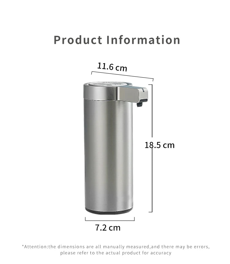 Automatic Touchless Soap Dispenser – Smart Sensor Kitchen & Bathroom Soap Machine, 304 Stainless Steel