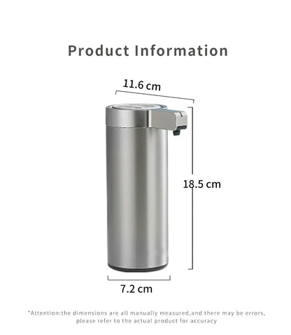 Automatic Touchless Soap Dispenser – Smart Sensor Kitchen & Bathroom Soap Machine, 304 Stainless Steel