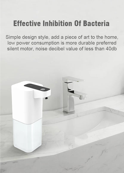 Automatic Touchless Liquid Soap Dispenser – Infrared Sensor, Hands-Free Smart Foam Machine, USB Rechargeable
