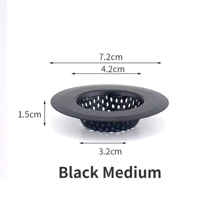 Stainless Steel Sink & Shower Drain Strainer – Hair Catcher, Food & Slag Stopper for Kitchen & Bathroom