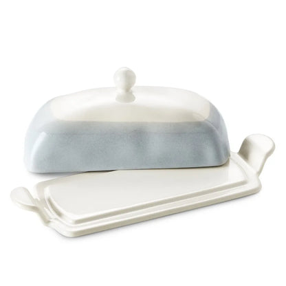 Kitchen Organizer Ceramic Butter Dish Reusable Household Butter Box with Lid Cheese Fresh-keeping Box Bar