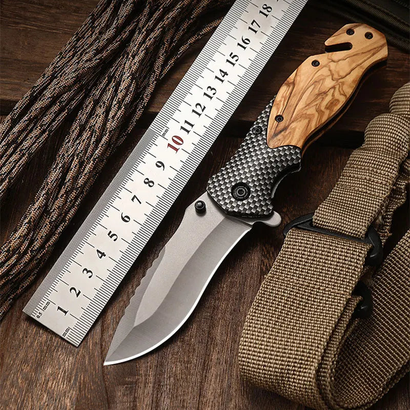 Multifunctional Folding Pocket Knife – High-Hardness Blade, Portable Outdoor & Camping Tool