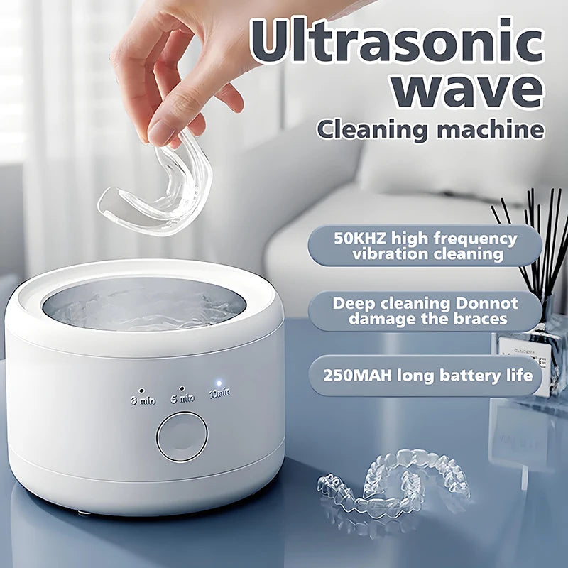 Ultrasonic Cleaner 50kHz – High-Frequency Cleaning Machine for Jewelry & Teeth Braces