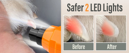 6-Speed Electric Dog Nail Grinder – Super Quiet Rechargeable Pet Nail Trimmer