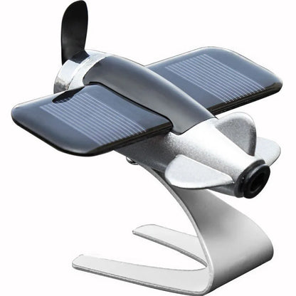 2025 Solar Aircraft Car Ornament – Creative Car Interior Scented Perfume for Center Console
