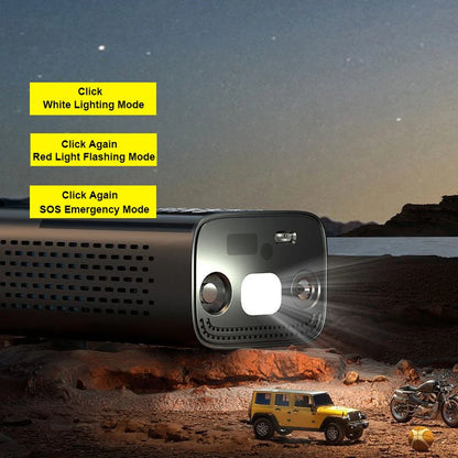 LEIBOO 150PSI Smart Air Pump – Portable Tire Inflator with Digital Pressure Gauge for Car, Bike, Motorcycle & Ball