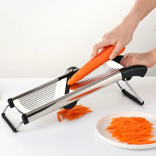 Kitchen Gadgets Adjustable Vegetable Slicer Efficient Professional Vegetable Cutter Stainless Steel Vegetable Chopper Tomato