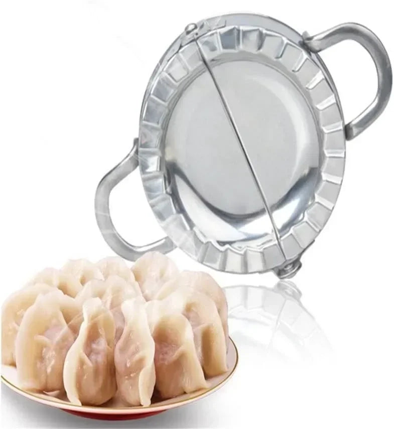 Stainless Steel Dumpling Mold Press – Eco-Friendly Manual Kitchen Tool, 9.5/12.5/15.8cm