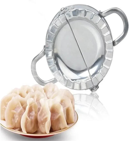 Stainless Steel Dumpling Mold Press – Eco-Friendly Manual Kitchen Tool, 9.5/12.5/15.8cm