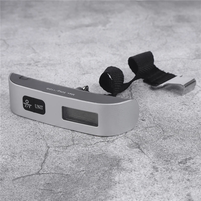 Digital Luggage Scale 110lb / 50kg – Portable Electronic Hanging Travel Suitcase Weight Scale with LCD Display