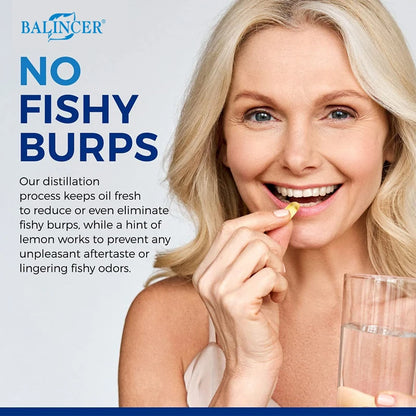 Omega-3 Fish Oil Capsules – High EPA & DHA, Supports Heart, Brain & Overall Health, 120 Softgels