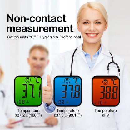 2-in-1 Infrared Digital Thermometer – Fast & Accurate Ear and Forehead Reading for Babies, Kids & Adults with Fever Alarm & Mute Mode