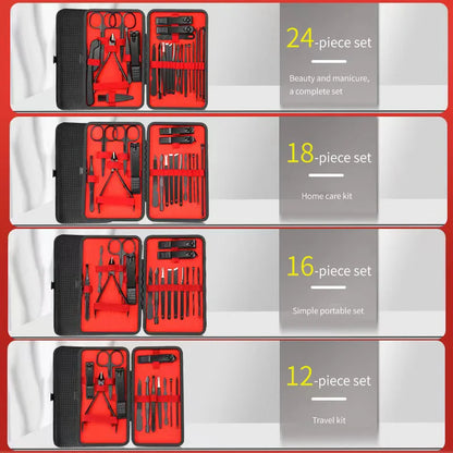 Professional Nail Clipper Set – Manicure & Pedicure Grooming Kit with Nail Trimmer, Cuticle & Ear Pick Tools