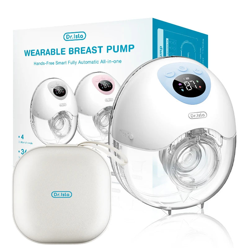 MAMIJOY EB50 Wearable Electric Breast Pump – Silent, Hands-Free, 4 Modes & 36 Suction Levels with Travel Bag, Dust-Proof Cover & 19/24mm Flanges