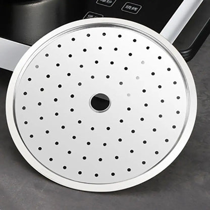 Kitchen Cookware Stainless Steel Deep Fryer Pot with Frying Basket and Steamer Japanese Pasta Pot Visible Lid Stockpot Noodle