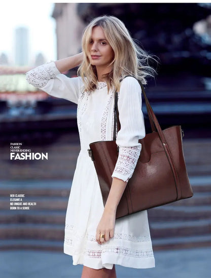 Vintage Oil Wax Leather Shoulder Bag for Women – High-Quality Designer Handbag Tote & Crossbody Satchel