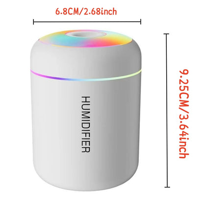 Mini USB Air Humidifier 180ML – Electric Aroma Diffuser, Essential Oil Purifier for Home, Car & Bedroom