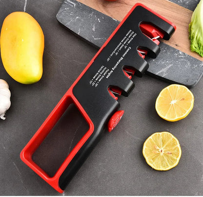 Kitchen Knife Sharpener 4-in-1 Angle Adjustable for Home Precision Scissors Professional Knives and Whetstone Sharpener Tools