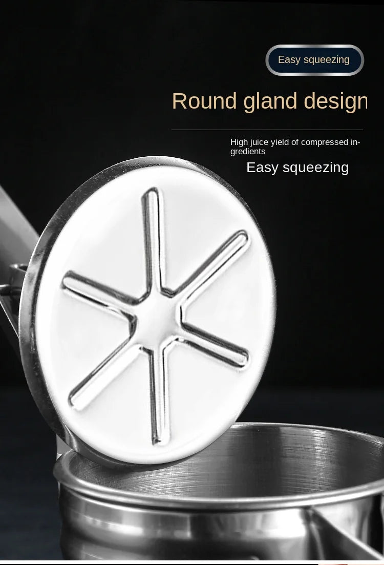 Kitchen Multifunctional Tool Stainless Steel Manual Juicer For Fruits And Vegetables Vegetable Filling Squeezer Simple Operation