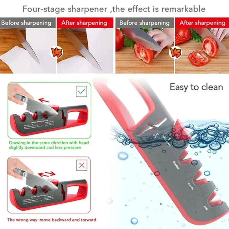 Kitchen Sharpener Multi functional Sharpening System Adjustable Angle Room Special Cooking Utensils kitchen gadgets