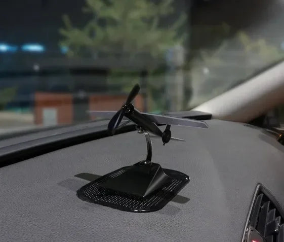 Wind-Solar Hybrid Plane Model – Dual-Power Educational Kit with Rechargeable Battery & LED Lights for Teens 6+