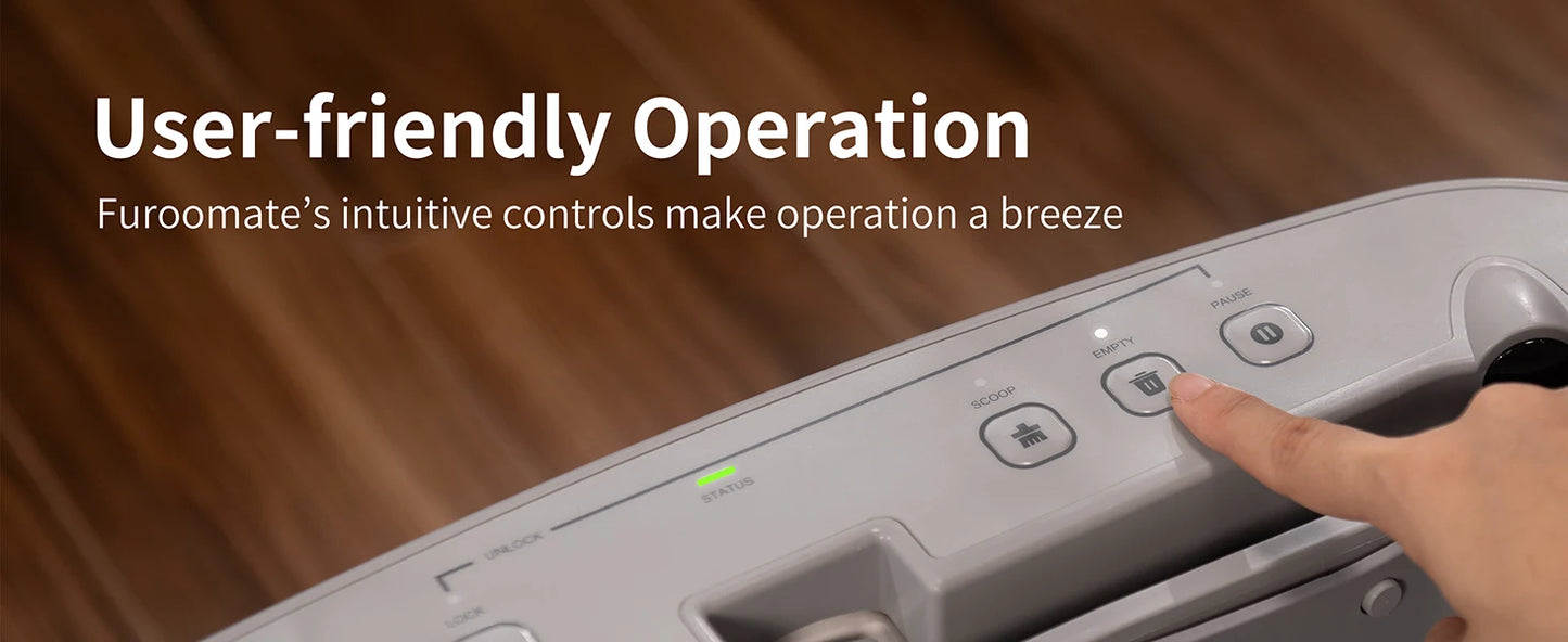 F6 Self-Cleaning Automatic Cat Litter Box – Open-Top Smart Design with Odor Control & Safety Protection