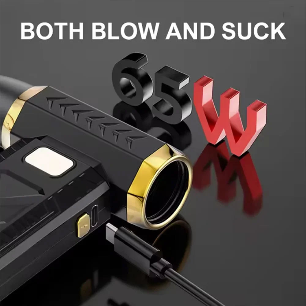 M18 Brushless Turbo Jet Blower 400000RPM – Powerful Portable Electric Dust Cleaner, 53m/s Wind, Type-C Charging (Violent Fan)