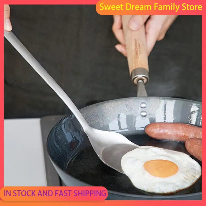 SDFC-Kitchen Spatula 304 Stainless Steel Dishwasher Safe For Cooking Slotted Shovel Frying Stirring Stirrer Home Kitchen Tool