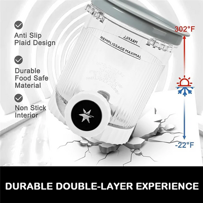 Cream Pints & Lids 4-Pack – Replacement Containers for NC700 Series Ninja Swirl Ice Cream & Soft Serve Makers