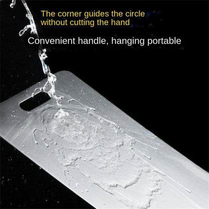 316 Stainless Steel Double-Sided Cutting Board – Thickened Kitchen Chopping & Dough Kneading Board