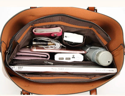 Vintage Oil Wax Leather Shoulder Bag for Women – High-Quality Designer Handbag Tote & Crossbody Satchel