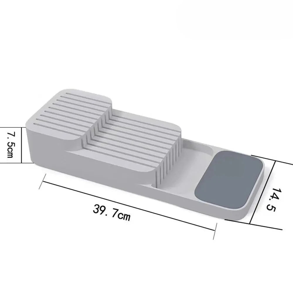 Practical Drawer Organizer Knives Separation Finishing Storage Box Knife Organizer Kitchen Accessories High Quality