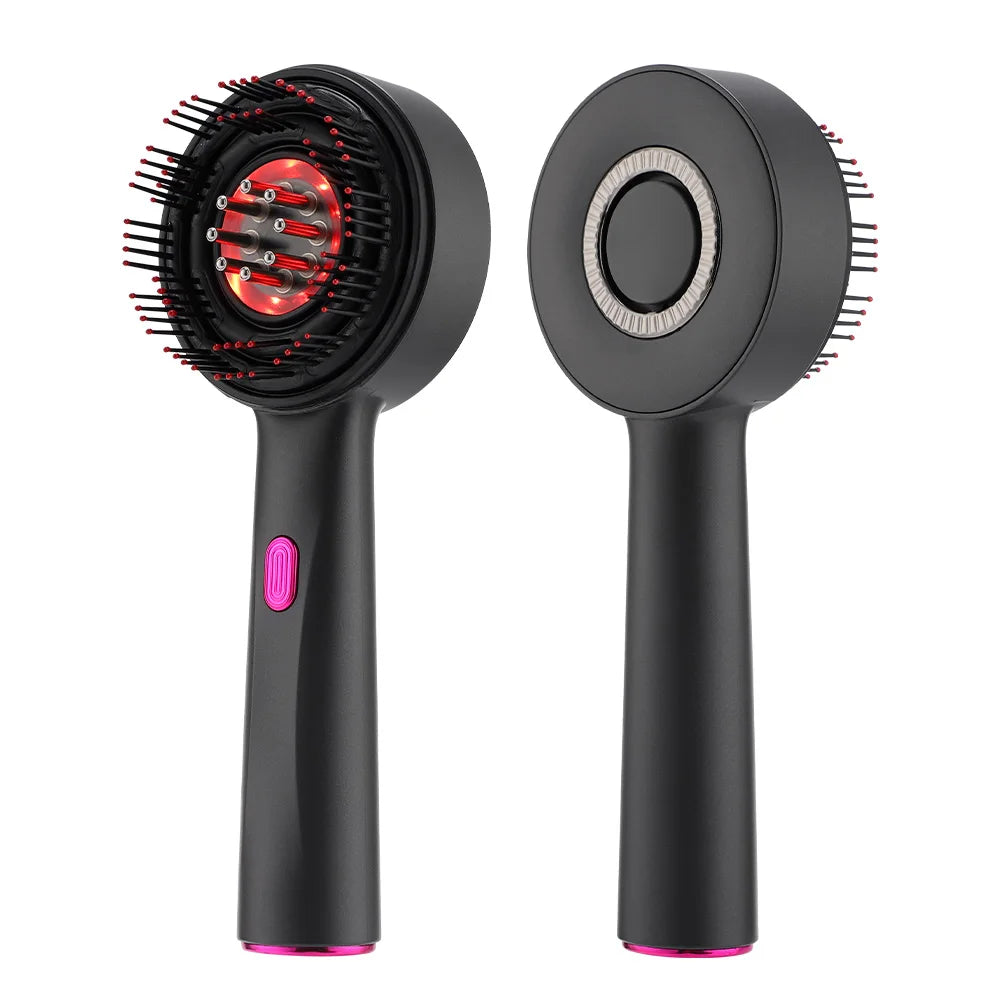 Electric Hair Regrowth Brush – Infrared Light Scalp Massager for Anti-Hair Loss & Hair Growth