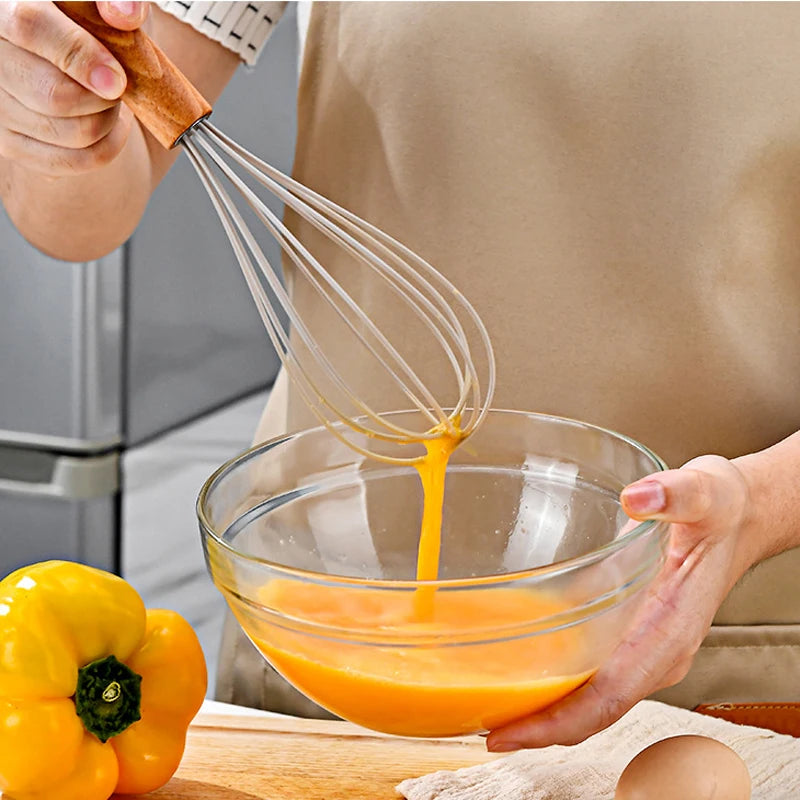 13Pcs Ilicone Kitchen Utensils Spatula Shovel Soup Spoon Cooking Tool with Storage Bucket Non-Stick Wood Handle Kitchen Gadgets