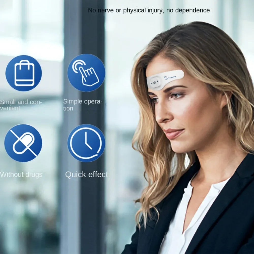 Smart Head Sleep Massager – Electronic Micro-Current & Low-Frequency Pulse Therapy for Relaxation