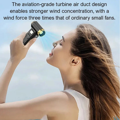 M18 Brushless Turbo Jet Blower 400000RPM – Powerful Portable Electric Dust Cleaner, 53m/s Wind, Type-C Charging (Violent Fan)