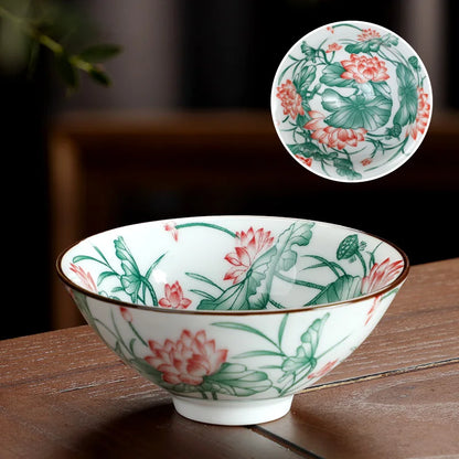 Kitchen Single Tea Cups Latest Design Traditional China Drinking Tea Cups Blue White Utensils Tazas De Té House Accessories