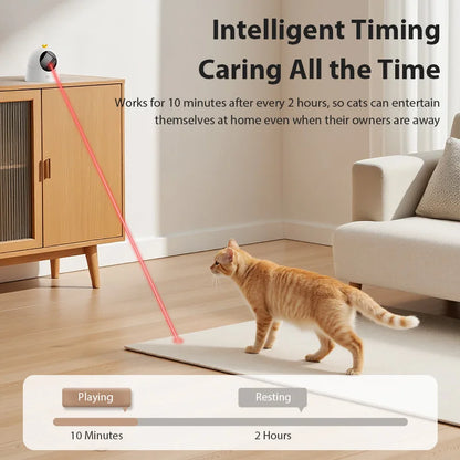 Automatic Cat Laser Toy – Interactive Adjustable Electric Smart Pet Toy for Indoor Cats & Dogs