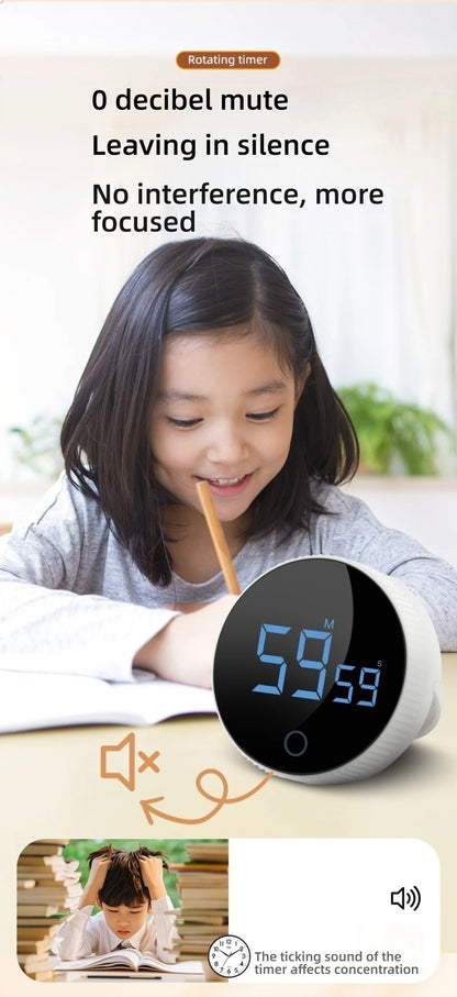 Kitchen magnetic timer rotating type Timer Timer Reminder Kitchen Barware Houseware Self-discipline learning countdown