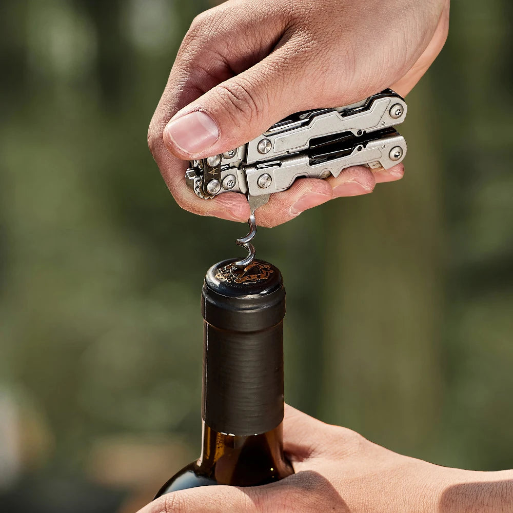 SOG PowerLitre 19-in-1 EDC Multi-Tool – Folding Pliers, Knife & Scissors Portable Outdoor Tool