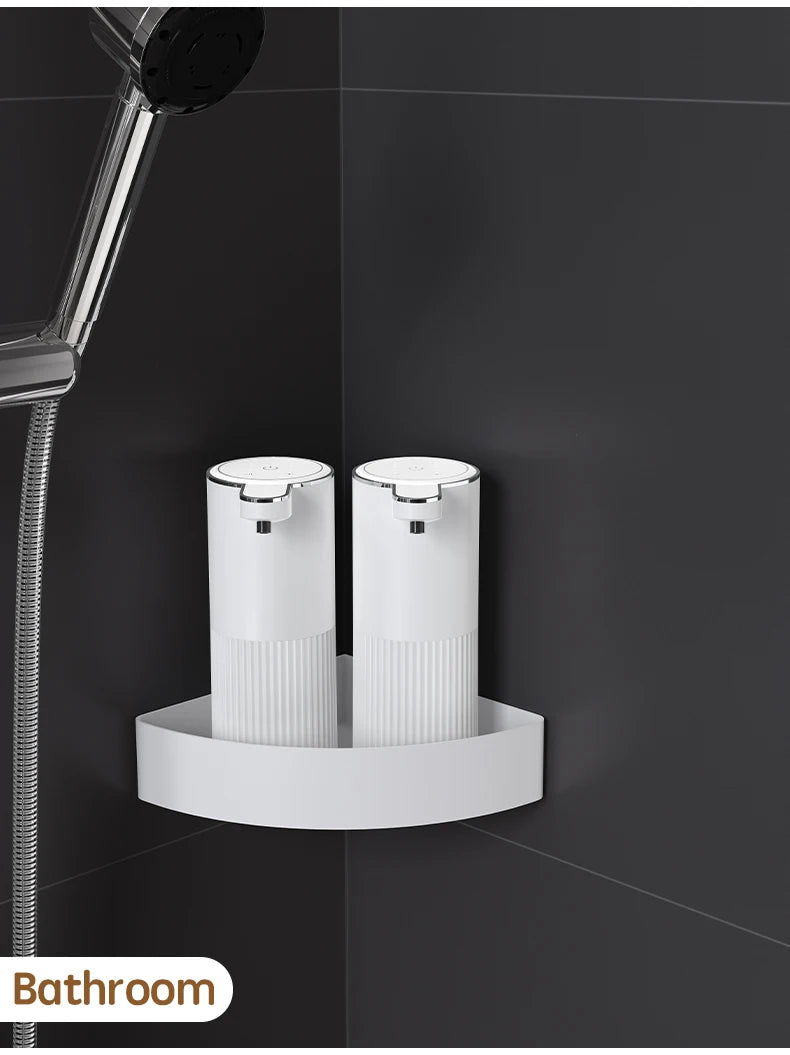 HQ Automatic Foam Soap Dispenser – 360ML Touchless Liquid Dispenser, Type-C Rechargeable, White