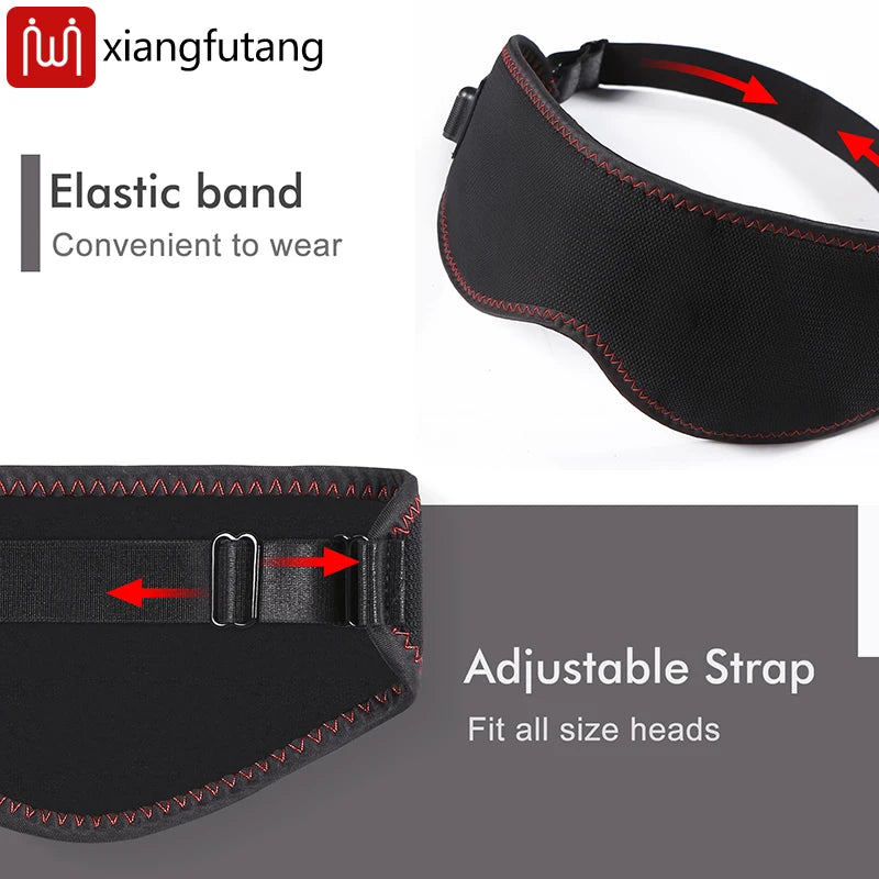 Heated Eye Mask for Dry Eyes – Warm & Hot Compress with 3 Heat Levels for Sleep & Dark Circles