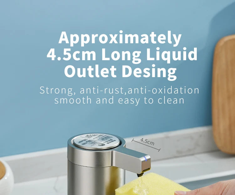 Automatic Touchless Soap Dispenser – Smart Sensor Kitchen & Bathroom Soap Machine, 304 Stainless Steel