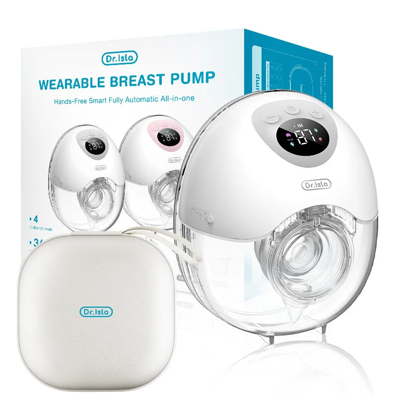 MAMIJOY Wearable Electric Breast Pump – 4 Modes, 36 Suction Levels, Hands-Free Milk Collector with 19/24mm Flange (EB50)