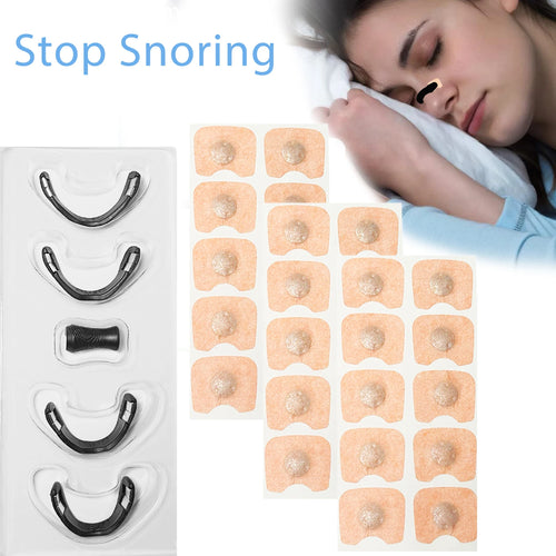 Nasal Breathing Dilator Kit – Anti-Snoring Nose Strips & Magnetic Nose Clip for Better Sleep