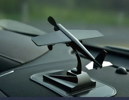 Wind-Solar Hybrid Plane Model – Dual-Power Educational Kit with Rechargeable Battery & LED Lights for Teens 6+