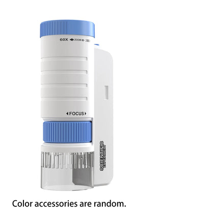 Handheld Microscope Kit for Kids – Home School Science Lab Educational Toy, Biological Exploration Birthday Gift