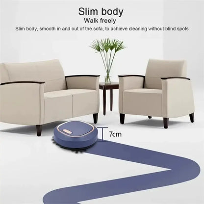 Automatic Sweeping Robot Home Sweeper Lazy Person Intelligent 3-in-1 Sweeping Machine USB Rechargeable Vacuum Cleaner