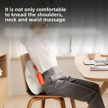 JAIYORL Electric Massage Pillow – Wireless Shiatsu with Heat for Neck, Back & Shoulder Relief